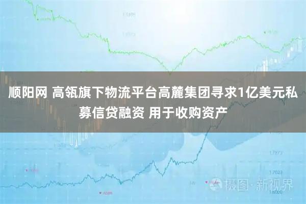 顺阳网 高瓴旗下物流平台高麓集团寻求1亿美元私募信贷融资 用于收购资产