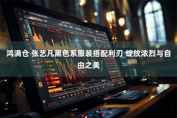 鸿满仓 张艺凡黑色系服装搭配利刃 绽放浓烈与自由之美